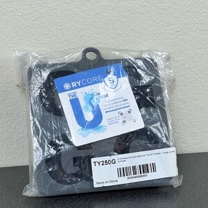 Black Silicone Letter G Ice Cube Tray